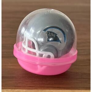 VTG NFL Mini Gumball Vending Machine Carolina Panthers Plastic Football Helmet